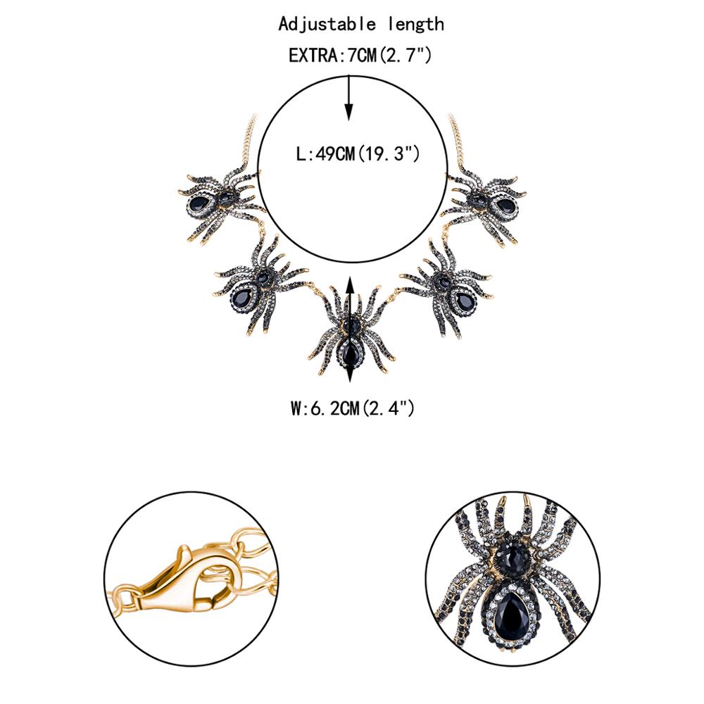 Gothic Spider Necklace