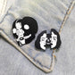 Gothic Skull Face Puzzle Lapel Pin