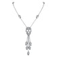 Gothic Thin Chain Necklace with Multiple Skull and Skeleton Pendant Designs