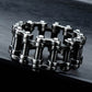 Gothic Bicycle Chain Ring for Men