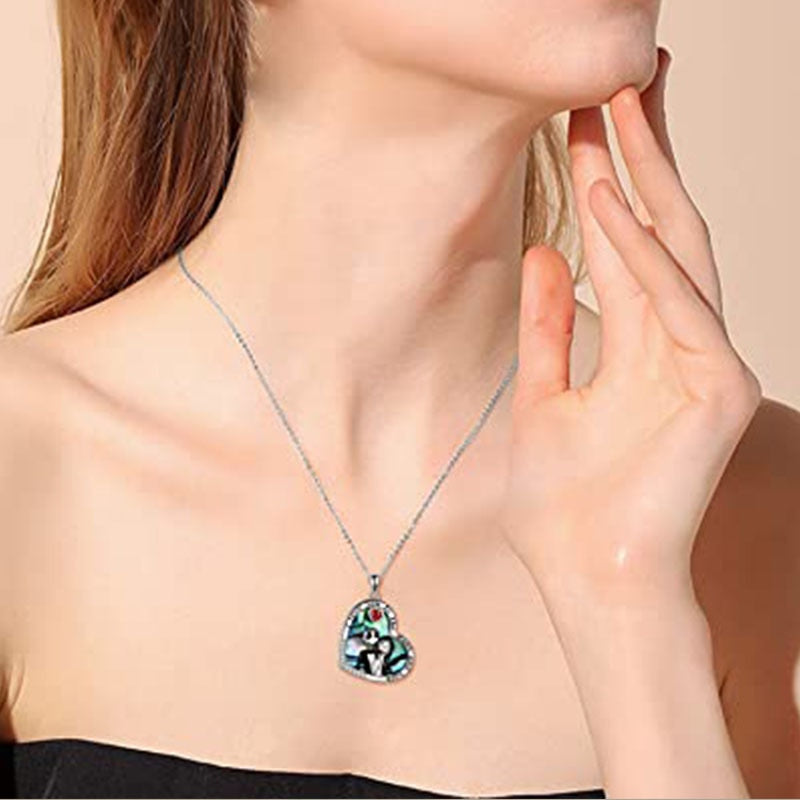 Skeleton Couple Necklace