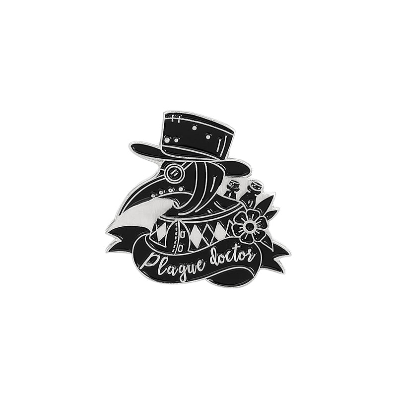 Gothic Brooches for Black Death Fashion