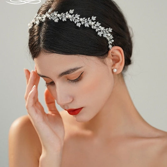 Classic Crystal Wedding Headwear