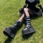 Gothic Mid Calf Boots for Women