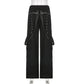 Gothic Bandage Wide Leg Pants