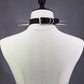Gothic Choker Necklace - Big Long Spikes with Rivets