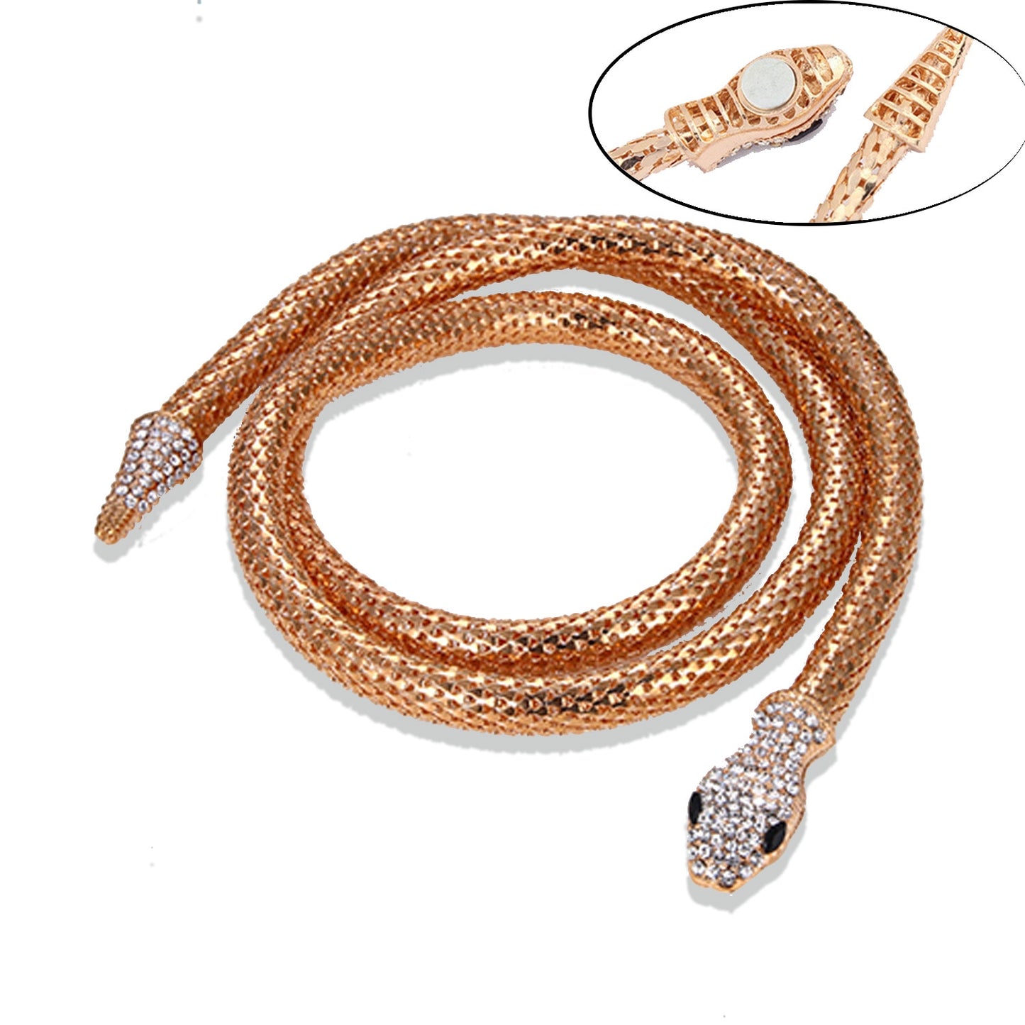 Snake Necklace Women Goth Choker Collares