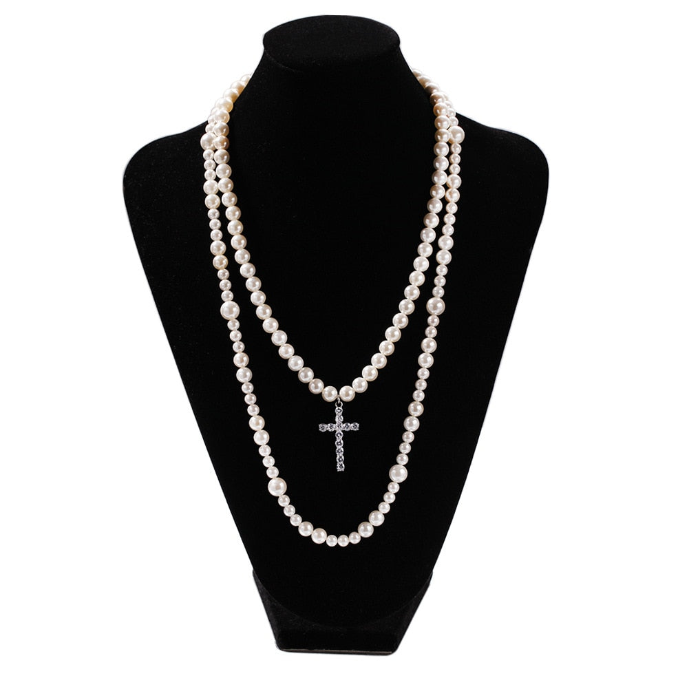 Gothic Layered HipHop Pendant Necklace