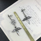 Gothic Halloween Sword Earrings