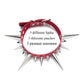 Gothic Choker Necklace - Big Long Spikes with Rivets