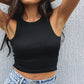 Off Shoulder Knitted Tank Top