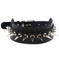 Gothic Choker Strap Necklaces with Multiple Spike and Pendant Designs