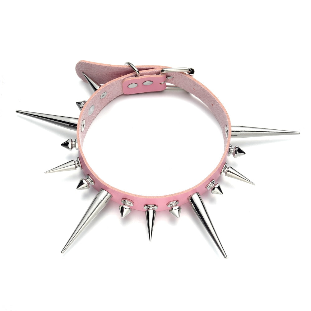 Gothic Long Spike Choker