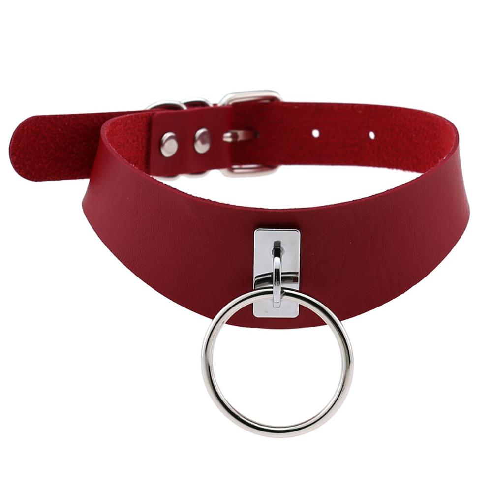 Leather Gothic choker
