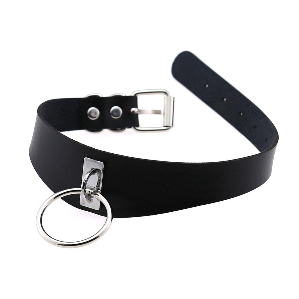 Leather Gothic choker