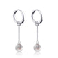 Gothic Chain Hoop Earrings with Multiple Pendant Designs