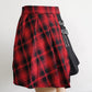 Punk Harajuku Irregular Mini Pleated Skater Skirt