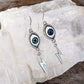 Gothic Evil Eyes and Lightning Earrings