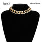 Gothic Thick Chain Choker
