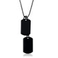 Stainless Steel Double Dog Tag Necklace