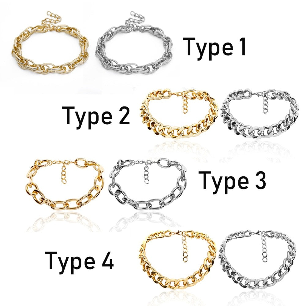 Gothic Thick Chain Choker