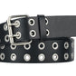 Gothic Leather Waist Belts with Double Pin Buckle