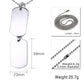 Stainless Steel Double Dog Tag Necklace