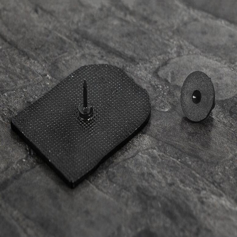 Gothic White Tombstone Brooch