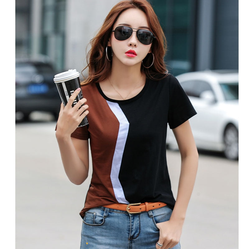 Summer Cotton T-shirt for Women