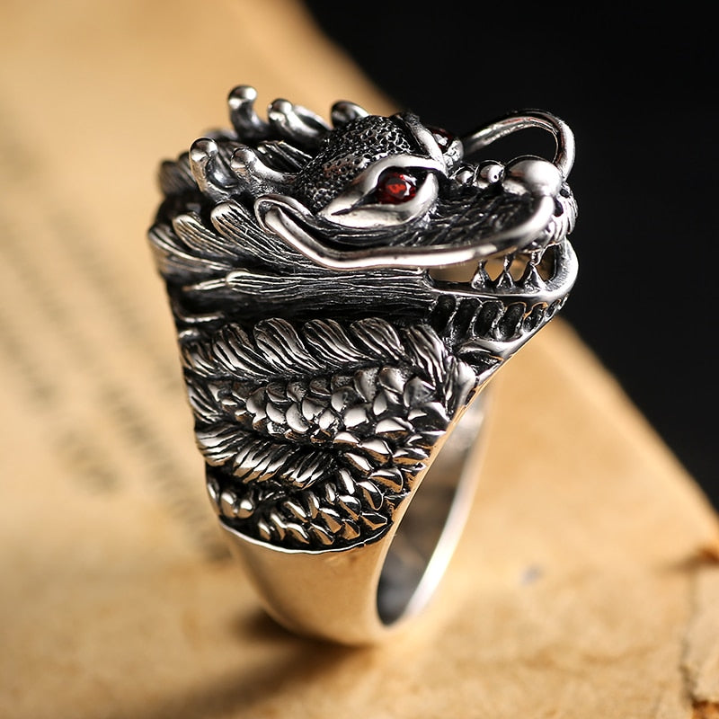 Gothic Domineering Dragon Ring