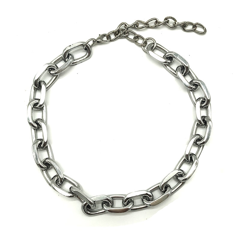 Gothic Choker Necklace - Big Chain