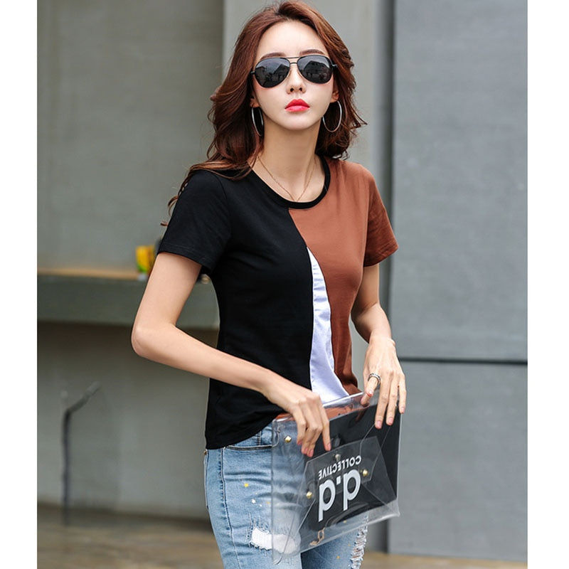 Summer Cotton T-shirt for Women