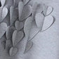 Heart Design Cotton Gray Sweatshirt for Women