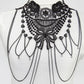 Black Lace Body Chain Jewelry