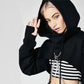 Retro Gothic Chain Crop Top