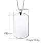 Stainless Steel Double Dog Tag Necklace