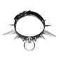 Gothic Choker Necklace - Big Long Spikes with Rivets