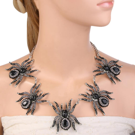 Gothic Spider Necklace