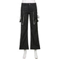 Gothic Emo Alt Cargo Pants Techwear