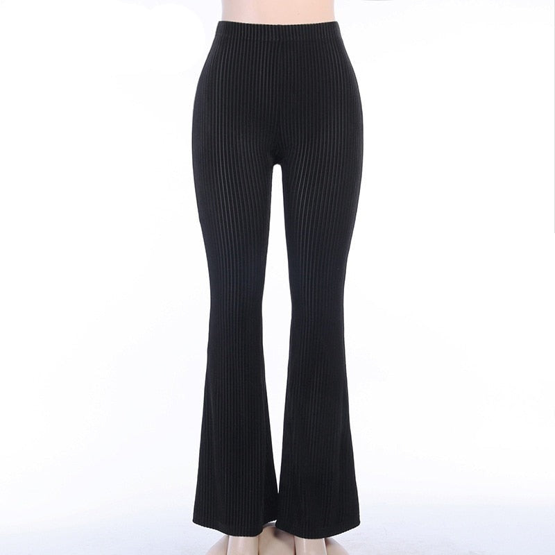 Gothic Vintage Flare Pants for Women
