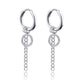 Gothic Chain Hoop Earrings with Multiple Pendant Designs