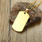 Stainless Steel Double Dog Tag Necklace