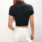 Gothic Korean Style Buckle Women Turtleneck Sleeve T Shirt - Elevate Your Look with this Fashionable Turtleneck