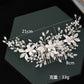 Handmade Silver Flower Hair Comb