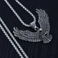 Gothic Eagle Pendant Necklace For Men