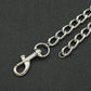 Gothic Chain Necklace with Zirconia Star Pendant
