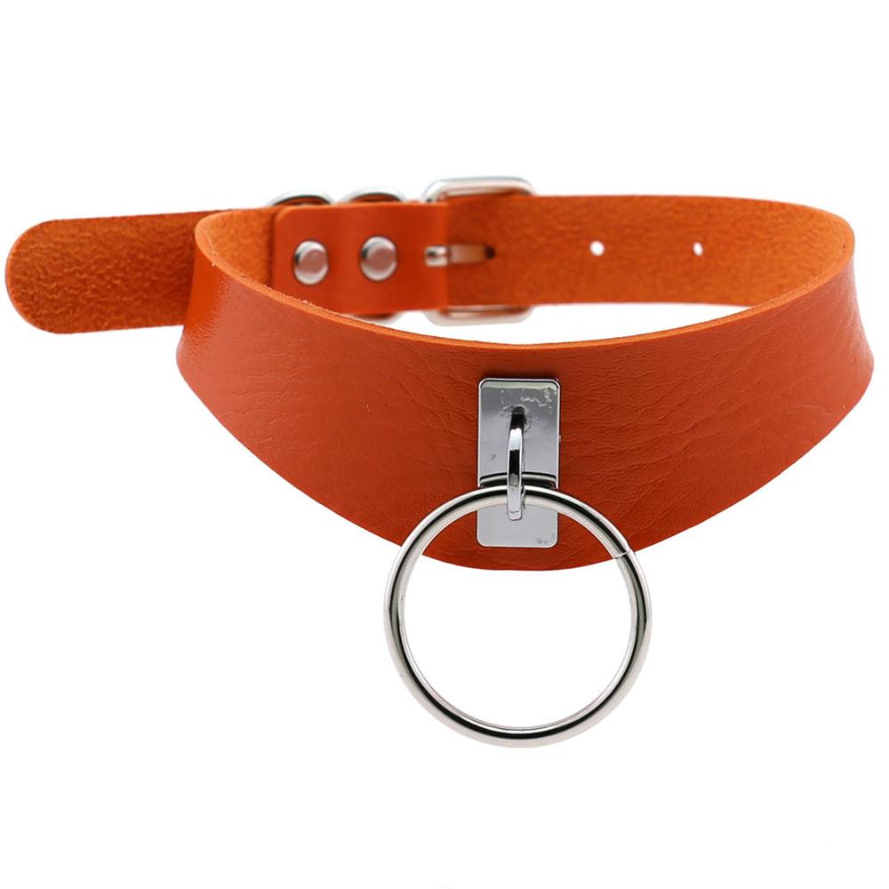 Leather Gothic choker
