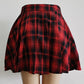Punk Harajuku Irregular Mini Pleated Skater Skirt