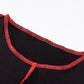 Gothic Hollow Out Long Sleeve Crop Top