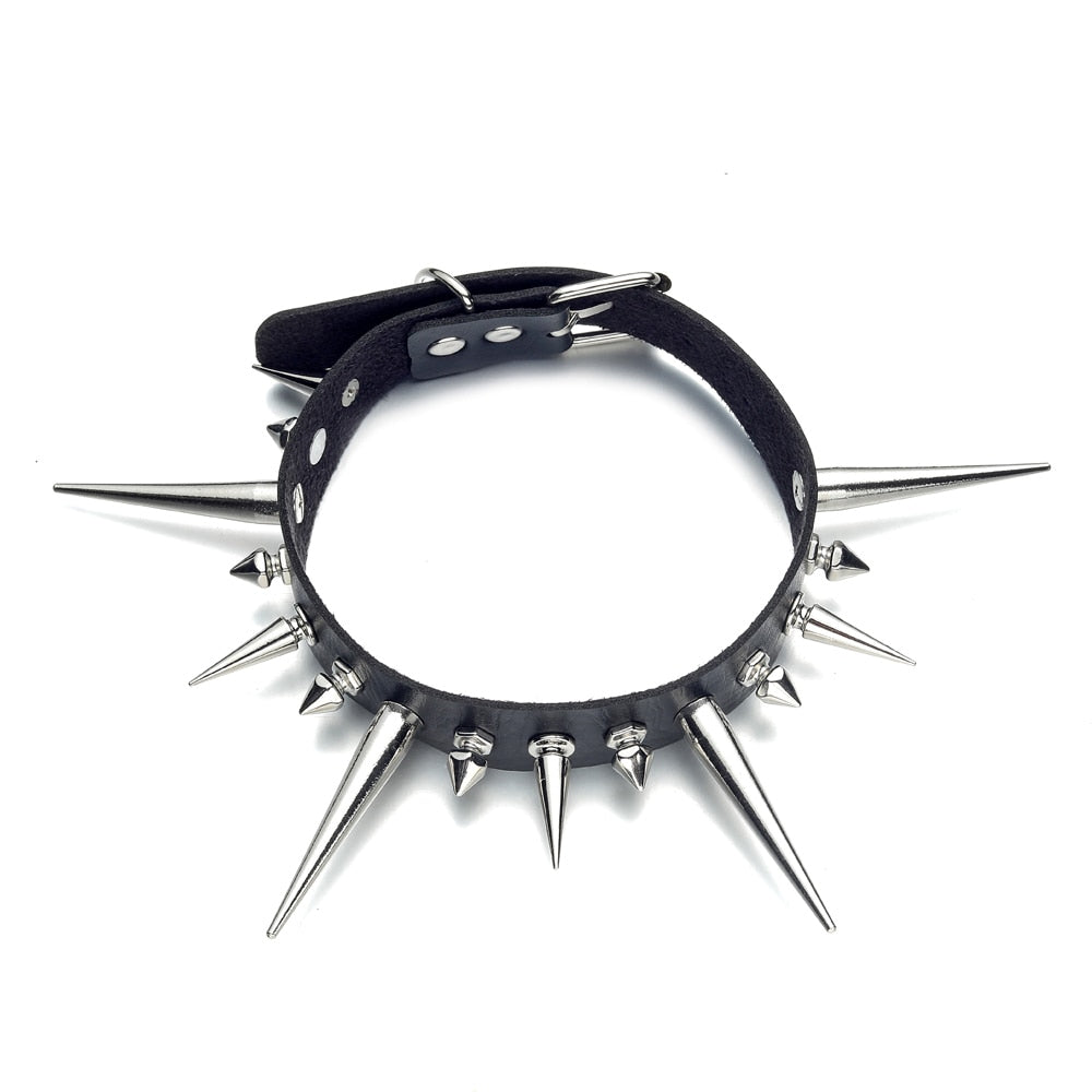 Gothic Long Spike Choker